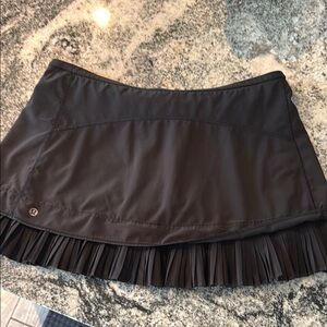 lululemon athletica Black Mini Skirt